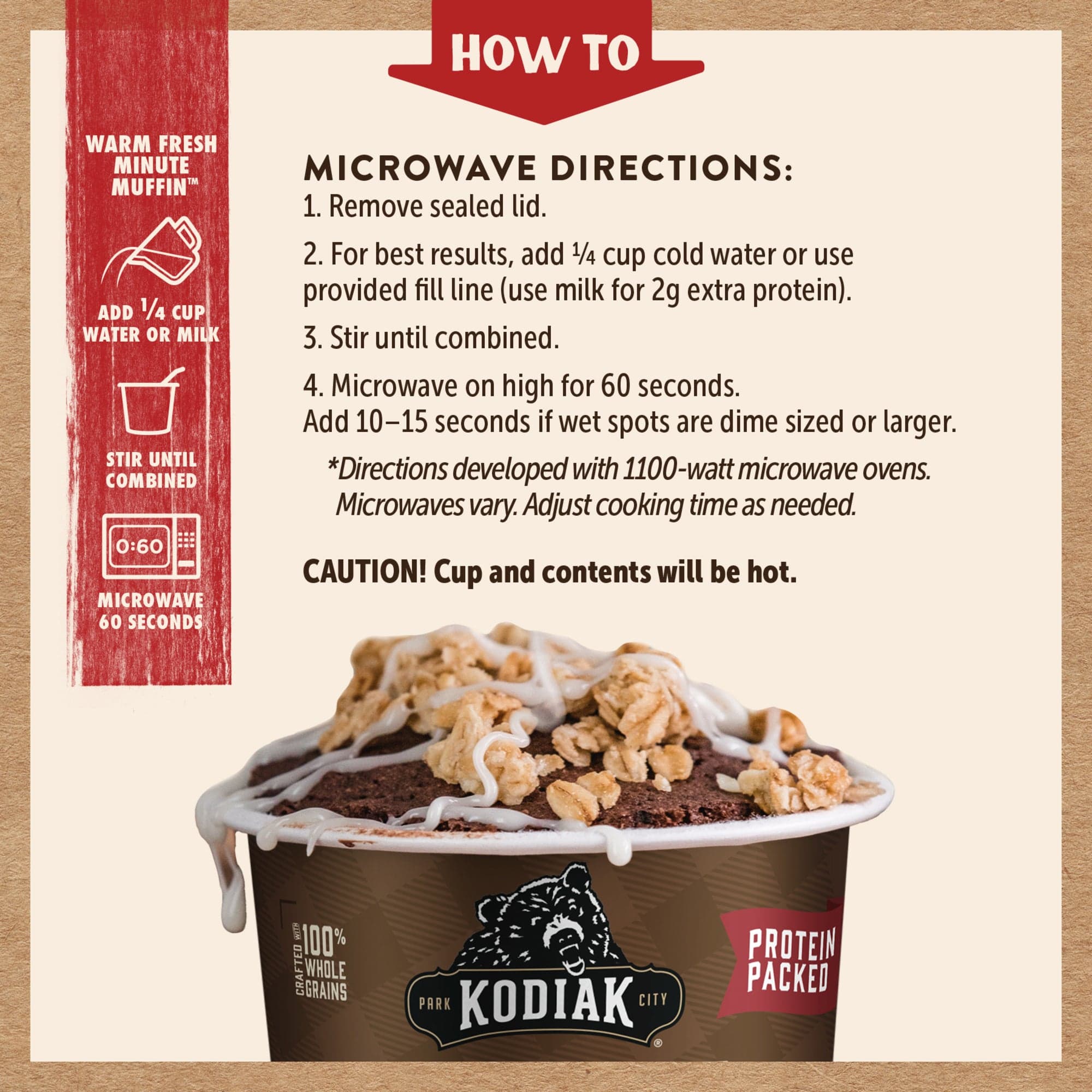 Double Dark Chocolate Minute Muffin - Image 4