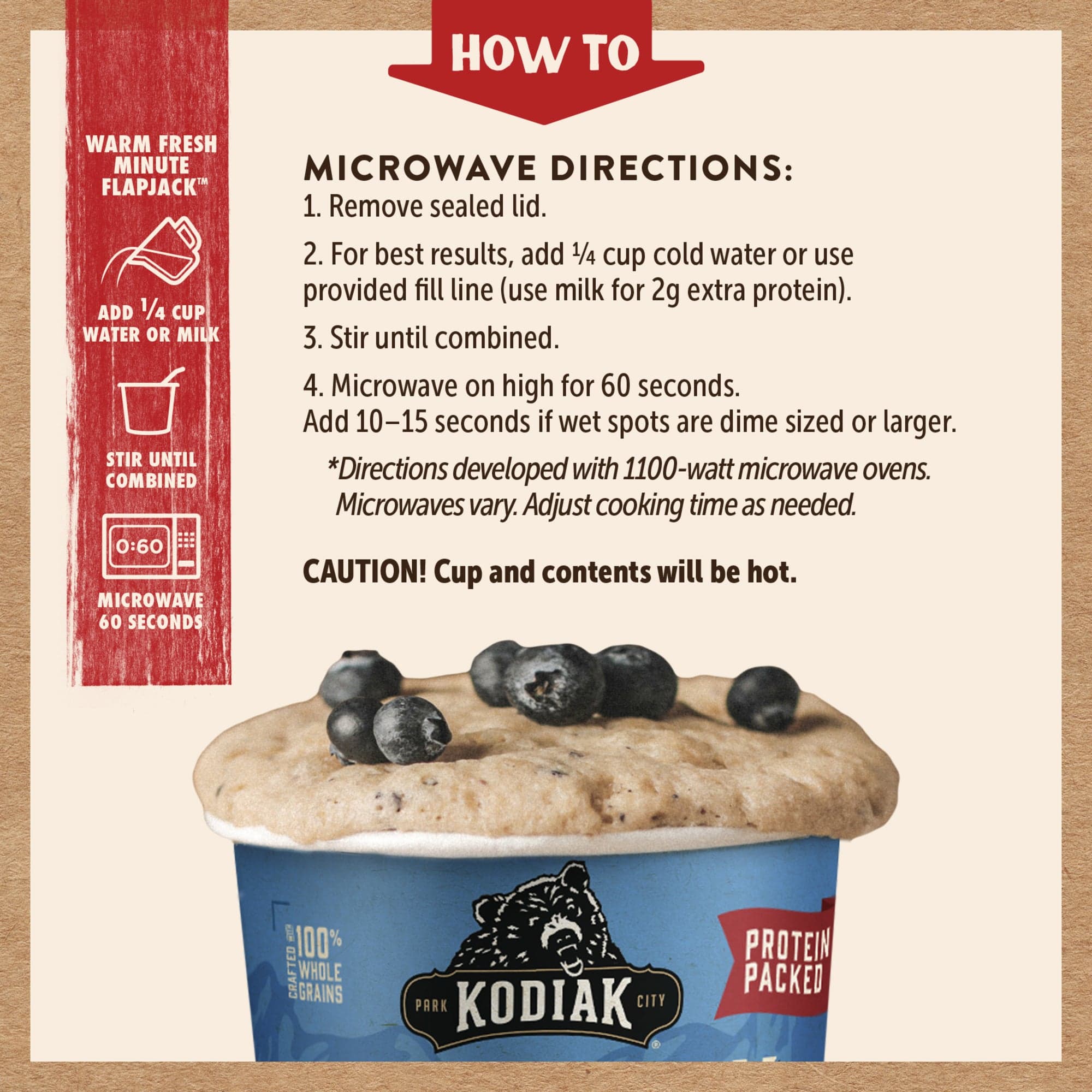 Blueberry & Maple Flapjack Cup - Image 4